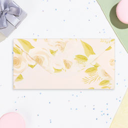 Цена за 10 шт. Конверт для денег С Днём Рождения! глиттер, торт, 17х8,5 см - Simaland фото 3