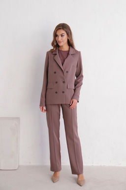12097 Костюм брючный в цвете какао - Martichelli фото 4