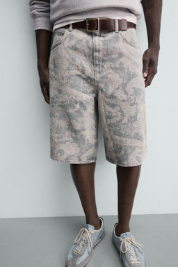 BERMUDA JOGGER RELAXED FIT INTERLOCK / Azul lavado - Zara фото 6