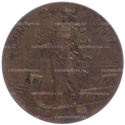 2 чентезимо 1917 года Италия