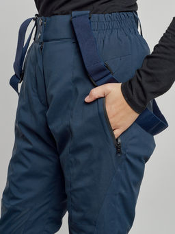 Горнолыжный костюм женский зимний темно-синего цвета 03320TS - Chunmai фото 15