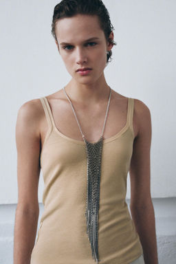 RIBBED VEST TOP - Zara фото 9