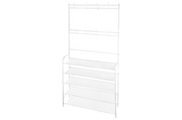 Вешалка напольная 80*26*170 см Белая с 5 полками - Elan gallery фото 3