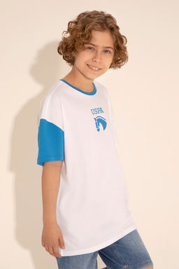 Белая футболка для мальчика - U.s. polo assn фото 10