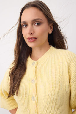 Wardrobe Essentials Gri Yumusak Dokulu Genis Kal?p K?sa Kol Basic Triko H?rka | TWOAW26HI00251 - Trendyolmilla фото 2