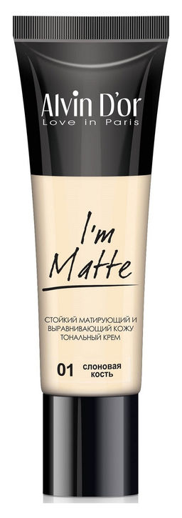 Alvin Dor BC-04 Тональный крем Im Matte тон 01 слоновая кость 25мл