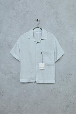 STORIESZ - CAMISA 100% LINO / Azul vigor?