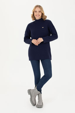 Женский темно-синий свитер - U.s. polo assn фото 11