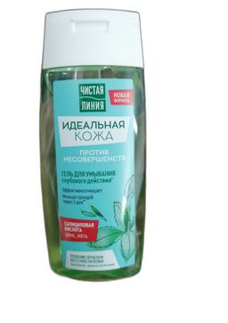 ЧИСТ.ЛИНИЯ очищ.гель д/умывания Глуб.действия 100мл на отваре цел.трав (20шт/кор)