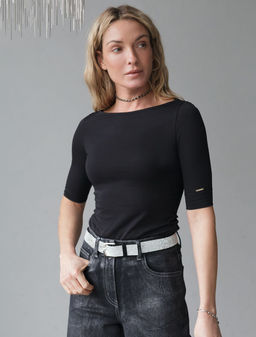 Джемпер из премиального хлопка с эластаном