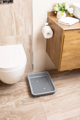 Лоток для кошачьего туалета Lapki с сеткой