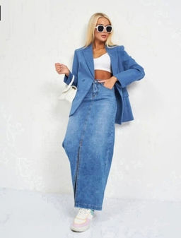 Юбка джинсовая