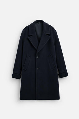 TEXTURED WOOL BLEND COAT - Zara фото 8