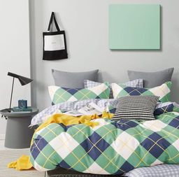 Постельное белье - Сатин Килт Евро 1 (молния)