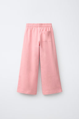 PANTAL?N WIDE LEG HEAVY WEIGHT / Rosa