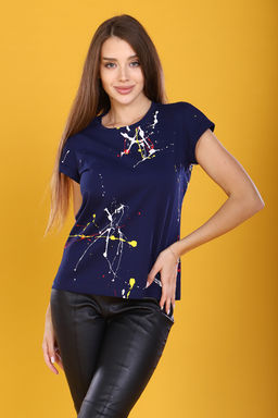 Футболка Натали 71022 полуприлегающая из хлопка  фото 20