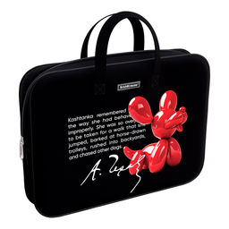 Цена за 1 шт. Папка текстильная на молнии ErichKrause с ручками Balloon Dog, A4+