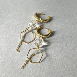 Серьги с цепочкой из Горного Хрусталя - Радуга самоцветов фото 2