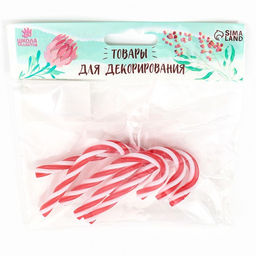 Декор для творчества Леденец, в наборе 5 шт., размер 1 шт.  7.5?4?0.5 см