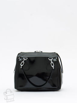 Сумка женская кожаная 0913-2Q black Polina&Eiterou фото 3