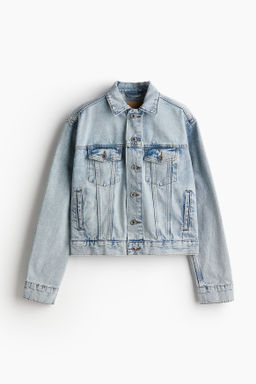 Cazadora denim corta