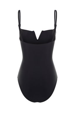 TRENDYOLMILLA Siyah Kemerli Straplez Regular Mayo TBESS21MA0134 фото 18