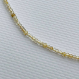 Бусы-Чокер из Рутилового кварца с кулоном 38 см +