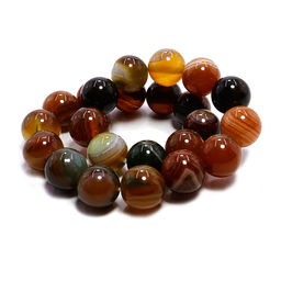 Браслет из камня Кофе агат денежный магнит