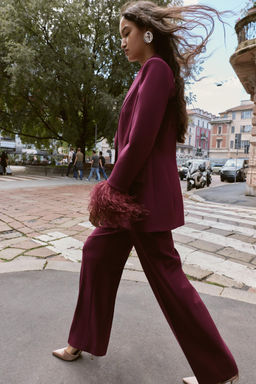 STRAIGHT-LEG TROUSERS - Zara фото 3