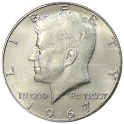 1/2 доллара (50 центов) 1967 года США