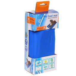 Матрас охлаждающий для собак и кошек "Место Бро", цвет синий, размер M, 40*50см