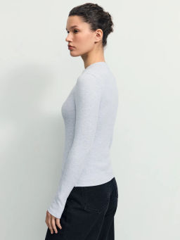 Джемпер на молнии из хлопка / Zarina