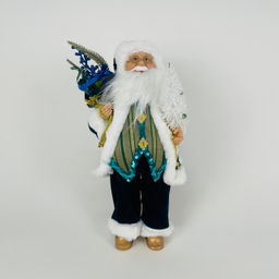 Новогодний декор - Дед Мороз синий 50 см (арт. S1217-18S)