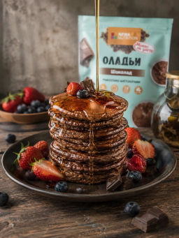 Смесь для выпечки Оладьи и блины высокобелковые шоколадные без сахара - Newa nutrition фото 4