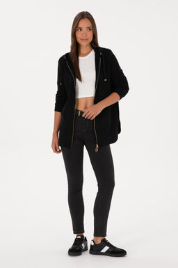 Kad_n Siyah Basic Sweatshirt Sepette S_rpriz _ndirim - U.s. polo assn фото 4