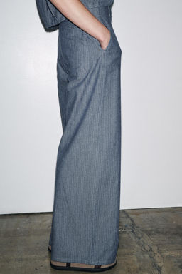 ZW COLLECTION RELAXED TROUSERS - Zara фото 13