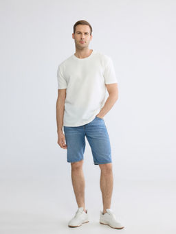 Bisiklet Yaka Dokulu Erkek Ti??rt