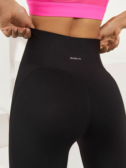 Леггинсы с широким поясом и вставками принта - Eazyway фото 3