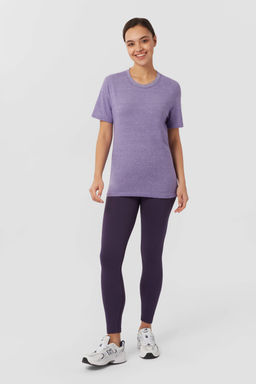 TEKSA Футболка женская WSS 001 violet-white