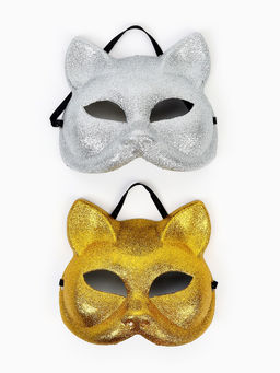 Цена за 2 шт. Карнавальная маска «Кошечка», цвета МИКС