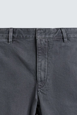 PANTAL?N ESTRUCTURA ALGOD?N LAVADO / ?ndigo claro - Zara фото 9