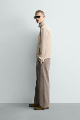WASHED ZIP-UP SWEATSHIRT - Zara фото 4