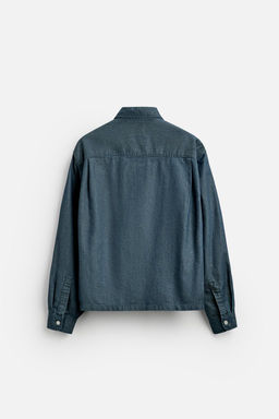 OVERSHIRT WITH POCKETS - Zara фото 7