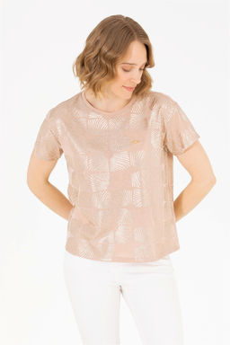 U. S. Polo Assn Женская разноцветная футболка с круглым вырезом - U.s. polo assn фото 8