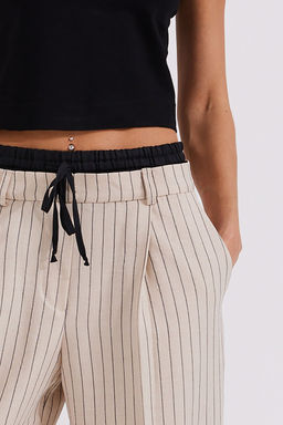 Костюм N.O.W. 1577 бежевый в полоску  фото 3