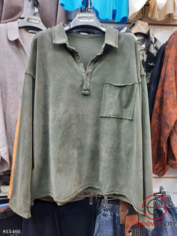 Женская футболка поло с длинным рукавом