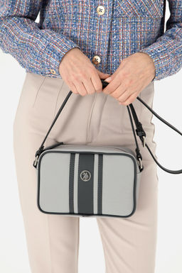 Женская серая сумка через плечо Неожиданная скидка в корзине - U.s. polo assn фото 2