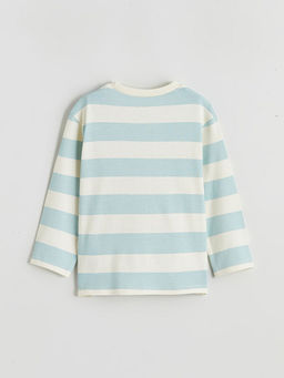 Bisiklet Yaka Bask?l? Erkek Bebek Ti??rt