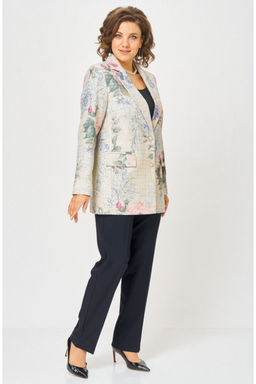Жакет БелЭльСтиль 762 молочный твид фото 3
