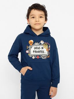 CRB wear/CWKB 63181-41-326 Толстовка для мальчика,темно-синий/Ex.Cherubino